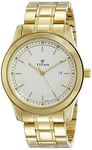 Titan Regalia Baron Analog Champagne Dial Men's Watch-1627YM04