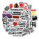 36Pcs Grunge Stickers, 90's Grunge Music, Rock Stickers, Rock Band Stickers, Grunge Gifts for Men and Women, Waterproof Stickers, Guitar Stickers, Music Stickers