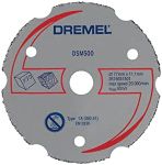 Dremel DSM500 Cutting Wheel for DSM20 Compact Saw, Circular Saw Blade with 20 mm Cutting Depth for Straight and Plunge Cuts