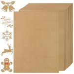 120 Sheets Brown Kraft Cardstock - 8.5” x 11” Letter Size Cover Card Stock 85lb Heavyweight Paper Thick Paper for Scrapbooking, Crafts, Business Cards, Invitations PAP03KP