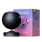POCOCO Galaxy Star Projector for Bedroom with Replaceable Optical Film Discs, Home Planetarium Night Light Projector