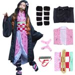 Amycute Anime Cosplay Kids Adults Anime Pink Costume Outfits Girls Women Halloween Fancy Dress