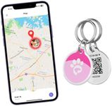 HeyBuddy® QR Code Smart Pet Tags for Dogs & Cats - Personalized Pet Tag Stores Multiple Informations, Includes Scannable GPS Coordinates, Real-Time Notifications, Health Documents & Community Alerts