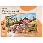 Relish Dementia Puzzles for Adults, 63 Piece Farmers Market Jigsaw Puzzle, Dementia Activities for Seniors