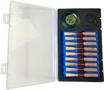 Tone Protector Reed Case for Oboe Reeds: Digital Oboe Reed Storage With Two-Way Humidity Control