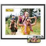 NexFoto 16.7 Inch Digital Photo Frame Digital Picture Frame Electronic Picture Frame 32GB Dual Wifi HD Touch Screen, Remote Control, Auto-Rotate, Easy to Share Photo via App & Email, Gifts for Mom Men