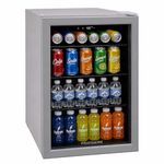 FRIGIDAIRE EFMIS9000-AMZ Freestanding Beverage Center Fridge-Fits 25 Bottles OR 88 Cans, Black