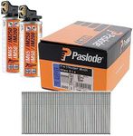 Paslode 300270 Finish Brad Nails F16 x 63mm GALV 2000pc + Fuel Cells