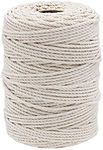 Tenn Well 3MM Natural Cotton Twine, 328 Feet Bakers Twine Food Safe Cooking String for Trussing Chicken, Tying up Meat, DIY Crafts and Macrame Projects