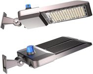 Lightdot 420W LED Parking Lot Light Adjustable Arm Mount Parking Lot Lighting (44800Lm Eqv 1200W HPS) Dusk to Dawn LED Street Light IP65 Outdoor Area Lighting 𝟳𝗬𝗿𝘀 𝗪𝗮𝗿𝗿𝗮𝗻𝘁𝘆-2Pack