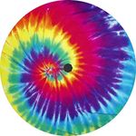 TIRE COVER CENTRAL Tie Dye Multi Color Swirl Spare Tire Cover (Select tire Size/Back up Camera Option in MENU) Custom Sized to Any Make/Model (255/75r17 Back up Camera Opening)