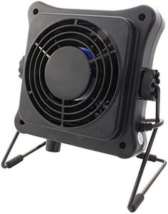 DURATOOL Solder Fume Extractor Bench Fan, 23W – Desktop & Wall Mount, Adjustable Angle & Speed with Carbon Filter, UK Plug (D03288)