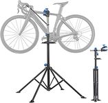ROCKBROS Bike Repair Stand Bicycle Maintenance Rack Bike Stand for Maintenance Height Adjustable Foldable Bike Repair Mechanic Stand with Tool Tray for Mountain Road Bikes