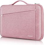 Ferkurn Chromebook Case 11 11.6 12 Inch Laptop Sleeve Case for Microsoft Surface Pro 9 8 7,Laptop Go 12.4,Samsung Chromebook 4,iPad Pro 12.9,Acer Spin 311,ASUS,HP,Lenovo, Tablet Bag with Handle, Pink