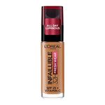 L'Oreal Paris Liquid Foundation, Oil Absorbing Formula, Transferproof, Heatproof and Long-lasting, Infallible 32H Fresh Wear, 330 Hazelnut, 30ml