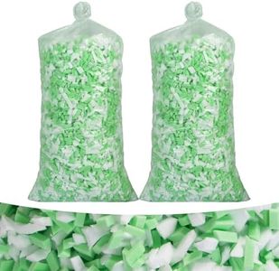 BBGDIPG 10 LBS Shredded Memory Foam Filling, Random Color Bean Bag Chair Filler, Comfortable and Soft Beanbag Filling Suitable for Various Pillows/Punching Bag/Couch Cushions/Pouf/Dog Bed (10, Pounds)