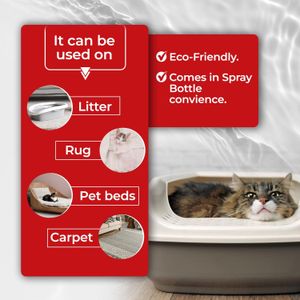 Simple Solution Cat Litter Odour Eliminator Spray, 500ml