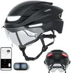 Lumos Ultra E-Bike Smart Helmet | NTA 8776 Certified | Front & Rear LED Lights | Retractable Face Shield | App Controlled | EBike, Scooter, Cycling, Bicycle | Adults, Men Women