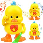 COLEESON Dancing Duck Toy, Baby Toys for 1 Year Old, Baby Crawling Walking Musical Toys with LED Colors Lights, Baby Boy Girl Gifts for 1 2 3 Year Olds Kids Toddlers