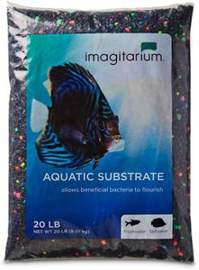 imagitarium Aquarium Gravel Substrate Black Lagoon 20 lbs.