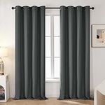 Deconovo Grey Curtains 84 Inch Leng