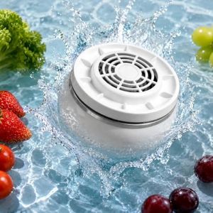 Corvelyn Fruit and Vegetable Washing Machine,Upgraded 360° Vortex Fruit Washer with Next-Gen Ti-Electrolysis,4 Smart Modes,Wireless Fruit Cleaner Device for Vegetables,Meat,Grains,IPX7 Waterproof