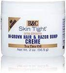 B&C Skin Tight In-Grown Hair and Razor Bump Creme Extra Strength, 2 Ounce