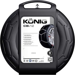KÖNIG CB-12 Snow Chains, Size 100 – Durable Winter Tire Traction