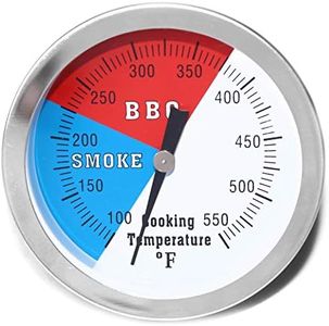 3 inch Charcoal Grill Temperature Gauge, Accurate BBQ Grill Smoker Thermometer Gauge Replacement for Oklahoma Joe's Smokers, and Smoker Wood Charcoal Pit, Large Face Grill Temp Gauge Thermometer