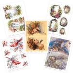 CrafTangles Decoupage Napkin / Tissue / Collage Paper - Combo 2 (Pack of 5)