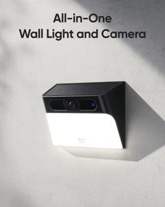 eufy Solar Wall Light Cam S120 – Wireless Outdoor 1080P Security Camera, Motion Light, AI Detection, IP65