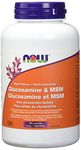 NOW Supplements Glucosamine and MSM Plus Chondroitin Capsules, 180 Count