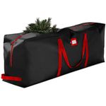 Premium Jumbo Christmas Tree Storage Bag - Fits Up to 9 FT. Tall Artificial Christmas Trees, Durable Handles, Sleek Dual Zipper & Card Slot - Xmas Bag Made of Tear Proof 600D Oxford - 5 Year Warranty