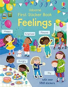 First Sticker Book Feelings: An Interactive Activity Book About Emotions for Kids (Ages 3-5) with 180+ Stickers