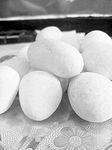 Bum Bum Bhole 100 kg Crystal White Pebbles for Garden, Landscape and Decorative Pebbles Stones, 100 kg (100 Kg, 75-125 mm, Crystal White) Snow (100, L)