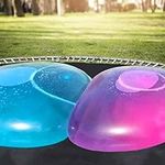 SevenMye 120CM Large Bubble Ball Magic Bubble Balls Transparent Bounce Balloon Inflatable Water Ball Beach Garden Ball Soft Rubber Ball Outdoor Party