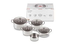 Le Creuset 3-Ply Plus Stainless Steel 5-Piece Cookware Set, 96605300000000