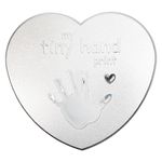 C.R. Gibson 3 Piece Baby Handprint & Footprint Kit, 6.5" x 6.25", Heart First