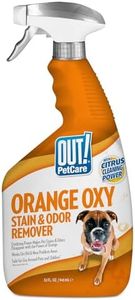 OUT! PetCare Complete Oxy Pet Stain and Odor Remover, Oxy Orange Cleaner Spray, Stain and Odor Eliminator, Pet Carpet Cleaner, Urine Remover and Odor Neutralizer, Safe, Effective, 32 fl oz