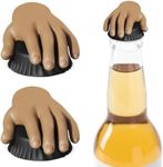 NightCap Prevents Drink Spiking - Silicone Bottle Caps to Fit Glass Beer Bottle Tops, Wine Bottles, and Plastic Soda Bottles, Beer Cap Cover, Key chain & Pouch Included, Light 2 Pack