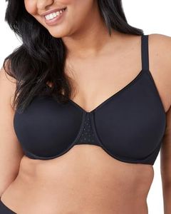 Wacoal Women's Back Appeal Minimizer Underwire Bra, Black, 12H