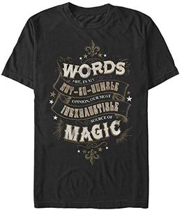 Warner Bros Harry Potter Men's T-Shirt, Black, XX-Large