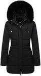 MOERDENG Women's Long Winter Puffer