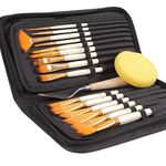 Artist Paint Brushes Set by Snow Cooler, White