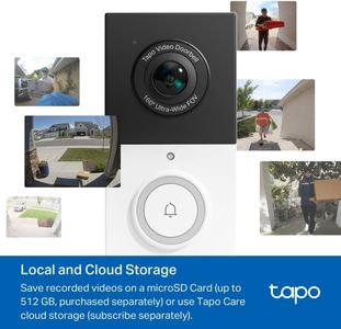Tapo Wireless 2K Video Doorbell – Smart Home Security Camera