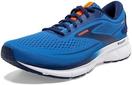 Brooks Men's Trace 2 Running Shoe, Palace Blue Blue Depths Orange, 9 UK
