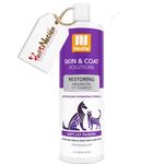 NootieUSA Skin & Coat Solutions for Dogs & Cats - See Results in one wash (Soft Lily Passion Shampoo 473 ML) | Restoring Argan Oil | Antioxidant Hydrating Formula X Tails Nation