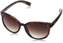 Fastrack Women's Gradient Non Polarization Brown Lens Bugeye Sunglasses,60mm