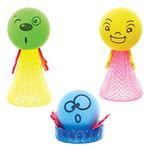 Baker Ross FX884 Funky Faces Jumping Pop Ups - Pack of 6, Party Bag Fillers for Kids