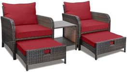 LEVELEVE Balcony Furniture 5 Piece 